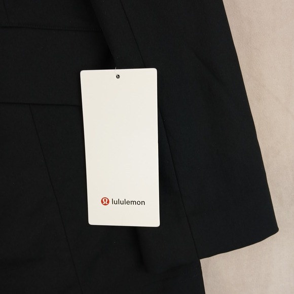 Lululemon LW3HLDS XL Womens Blazer NWT Black‎ Stretch Twill 22x31 $198 MSRP - Picture 3 of 16